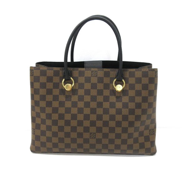 2 Louis Vuitton Damier Riverside Handbag Brown