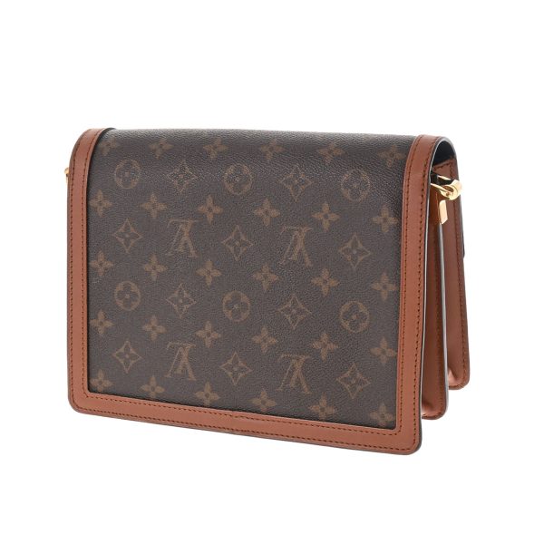 2 Louis Vuitton Monogram Reverse Dauphine MM Brown