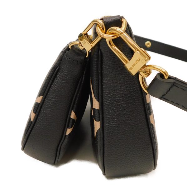 2 Louis Vuitton Multi Pochette Accessoire Monogram Emplant Black