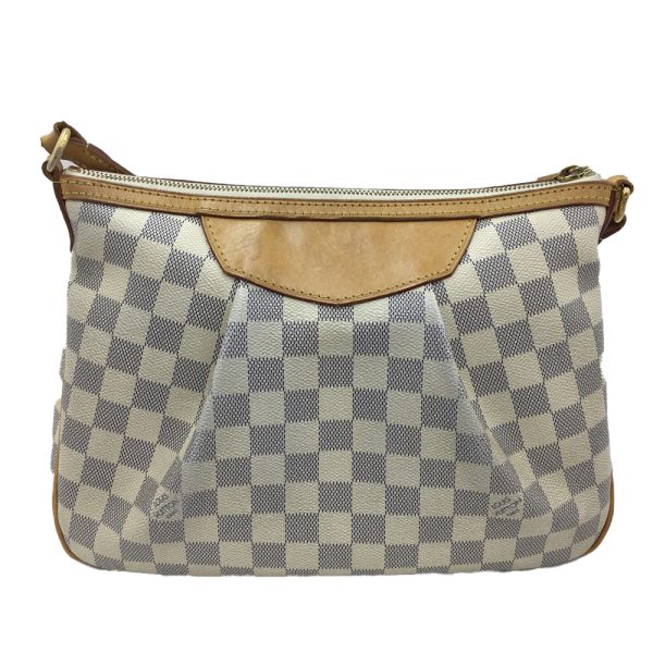 2 Louis Vuitton Siracusa PM Damier Azur White