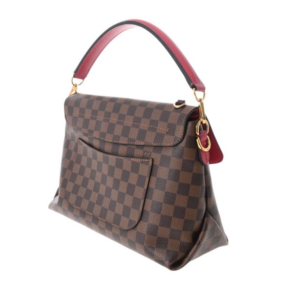 2 Louis Vuitton Damier Bobour MM Scarlet Damier Canvas 2way Bag A Rank