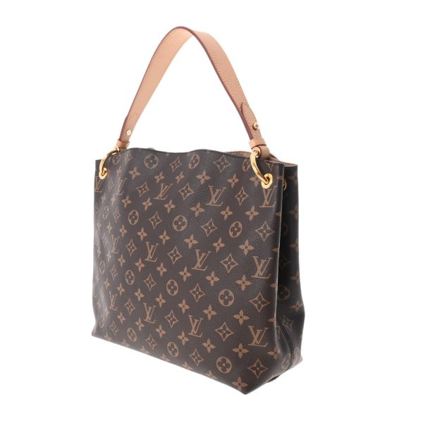 2 Louis Vuitton Monogram Graceful PM Beige Monogram Canvas