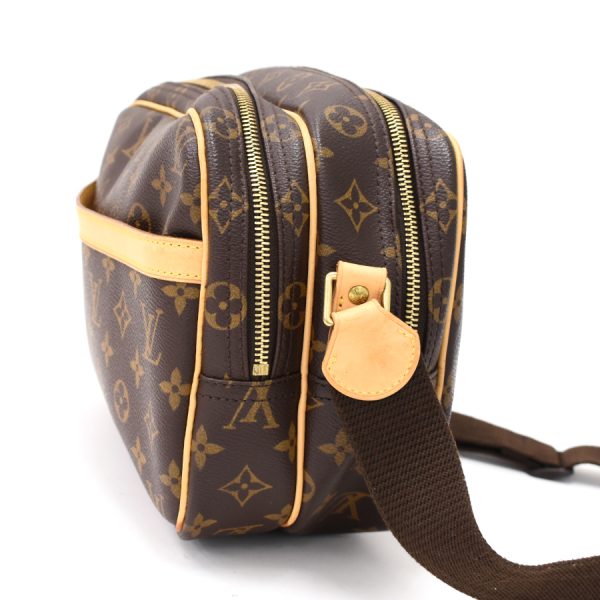 2 Louis Vuitton Reporter PM Shoulder Bag Monogram Brown