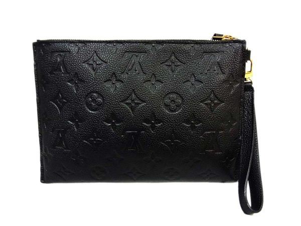 2 Louis Vuitton Monogram Empreinte Pochette Melanie Clutch Bag