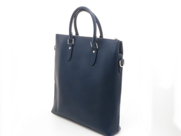 2 Louis Vuitton Anton Tote Bag Taiga Blue Marine