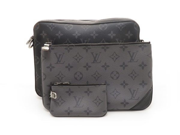 2 Louis Vuitton Bag Trio Messenger Monogram Eclipse