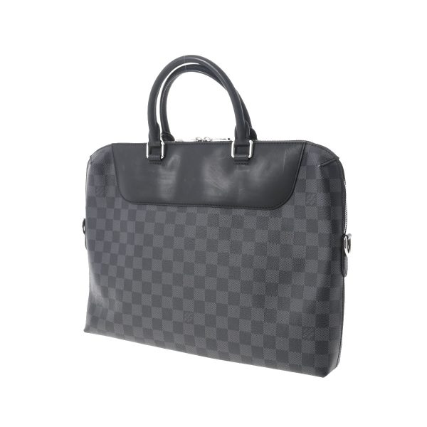 2 Louis Vuitton Damier Graphite PDJ NM Black Damier Graphite Canvas Business Bag