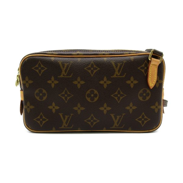 2 Louis Vuitton Pochette Marly Bandouliere Shoulder Bag Canvas Monogram