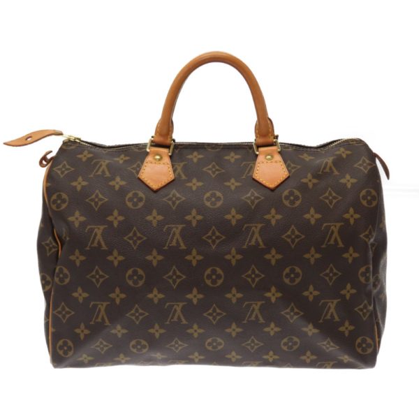 2 Louis Vuitton Monogram Speedy Handbag Bag