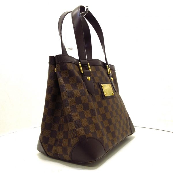 2 Louis Vuitton Hampstead PM Handbag Ebene Damier Canvas