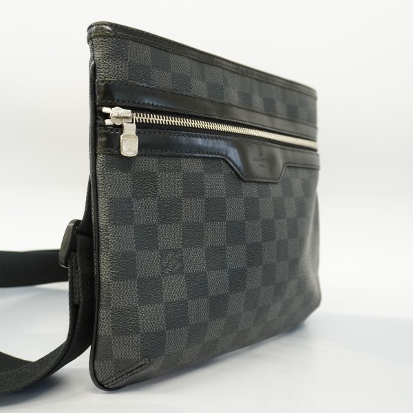 2 Louis Vuitton Damier Graphite Thomas Crossbody Bag Black