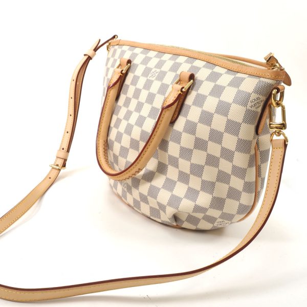 2 Louis Vuitton Riviera PM Damier Azur Tote Bag Shoulder Bag