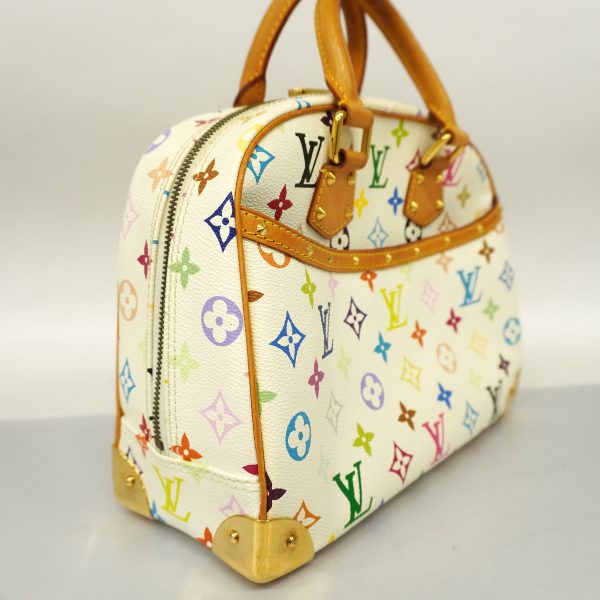 2 Louis Vuitton Handbag Monogram Multicolor Trouville