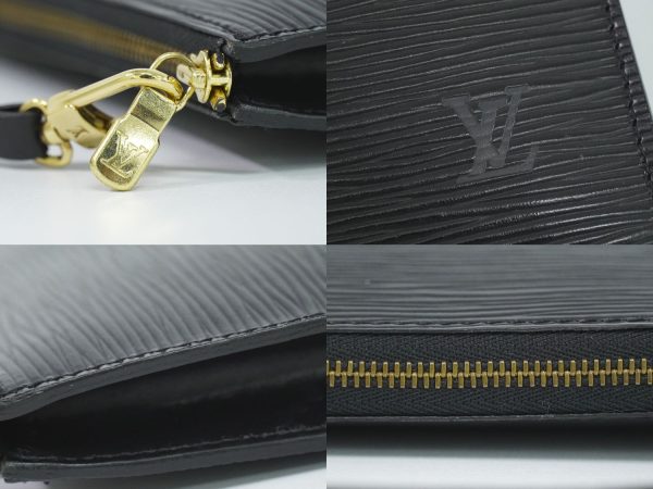 2100010000095099 4 Louis Vuitton LV Pochette Accessoires Epi Leather Handbag Pouch