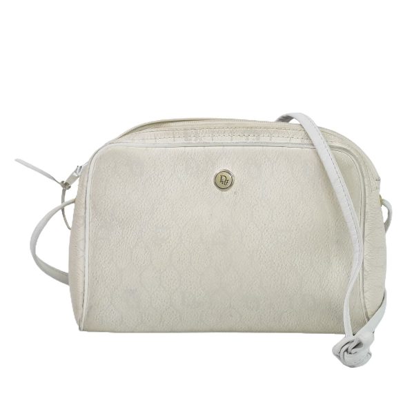 2100010000095457 1 Christian Dior Honeycomb Pattern PVC Shoulder Bag