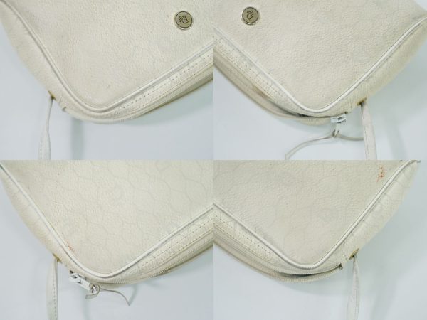 2100010000095457 6 Christian Dior Honeycomb Pattern PVC Shoulder Bag