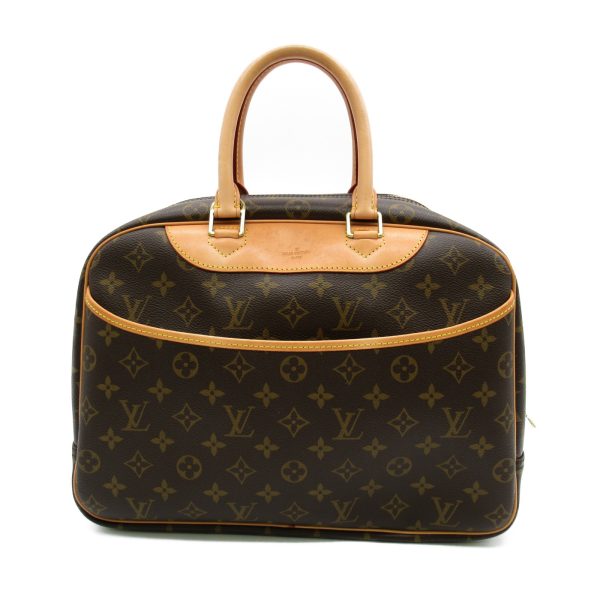 2101217163170 1 Louis Vuitton Deauville Handbag PVC Coated Canvas Monogram