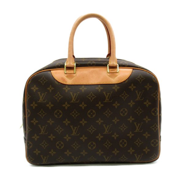 2101217163170 3 Louis Vuitton Deauville Handbag PVC Coated Canvas Monogram