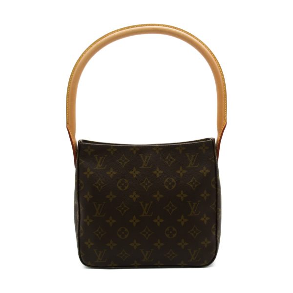 2101217164696 1 Louis Vuitton Looping MM Shoulder Bag Monogram Brown