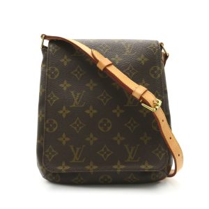 2101217213059 1 Louis Vuitton Clutch Bag Monogram Pochette Dame GM Brown