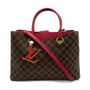 2101217213103 1 Louis Vuitton Palas BB Tote Bag Monogram Canvas Leather Brown Black
