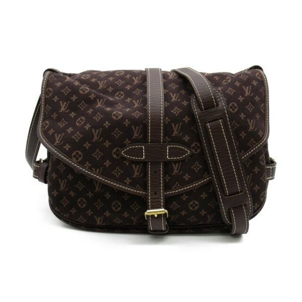 2118400085591 1 Louis Vuitton Monogram Mini Run Canvas Saumur 30 Shoulder Bag