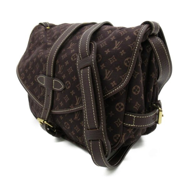 2118400085591 2 Louis Vuitton Monogram Mini Run Canvas Saumur 30 Shoulder Bag