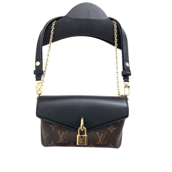 2300037108426 1 Louis Vuitton Padlock On Strap Monogram Canvas Shoulder Bag Noir