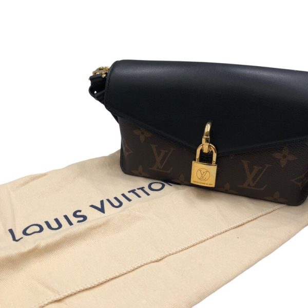 2300037108426 6 Louis Vuitton Padlock On Strap Monogram Canvas Shoulder Bag Noir