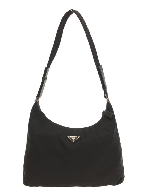 2320461930141 01 Prada Shoulder Bag Nylon Black