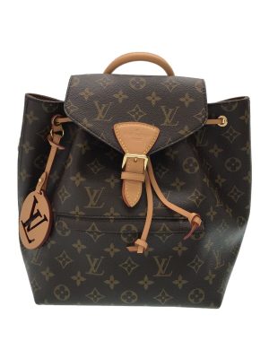 2324662044843 01 Louis Vuitton Monogram Ink Canvas Cowhide Leather Backpack Navy
