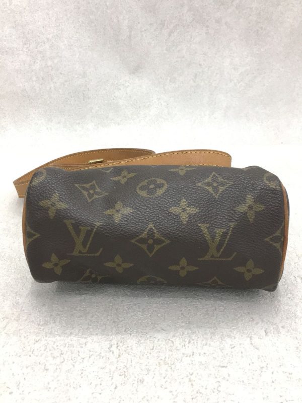 2333000567012 05 Louis Vuitton Mini Speedy Monogram Canvas Brown Shoulder Bag