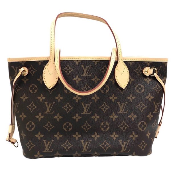 2339700003171 1 Louis Vuitton Neverfull PM Monogram Canvas Handbag