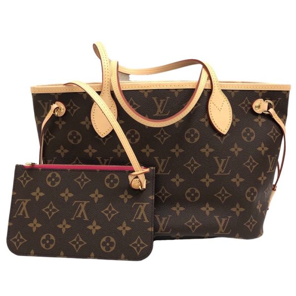 2339700003171 Louis Vuitton Neverfull PM Monogram Canvas Handbag