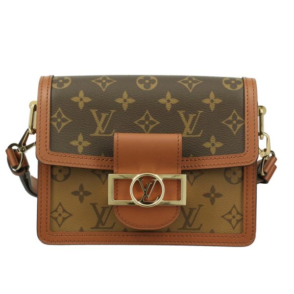 2700001919612 Louis Vuitton Monogram Reverse Dauphine Mini Shoulder Bag