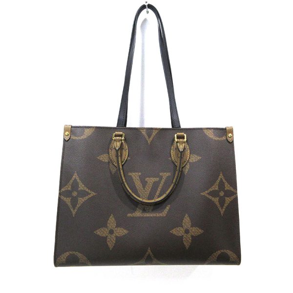 3 Louis Vuitton Monogram Reverse On The Go MM 2way Bag Tote Bag