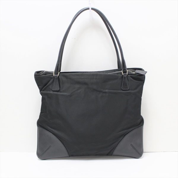 3 Prada Shoulder Bag Black Nylon Leather