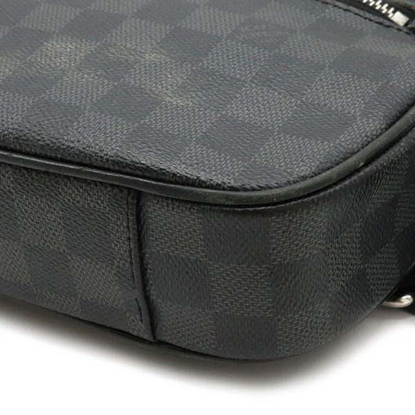 3 Louis Vuitton Damier Graphite Ambreil 2way Body Bag Shoulder Bag