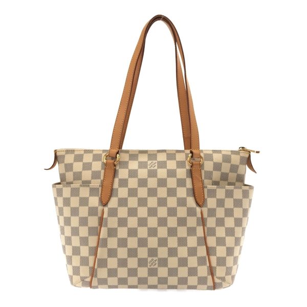 3 Louis Vuitton Totally PM Shoulder Bag Azur Damier Azur Canvas