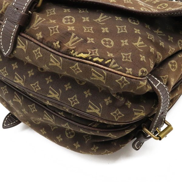 3 Louis Vuitton Monogram Minilan Saumur 30 Shoulder Bag Canvas Ebene