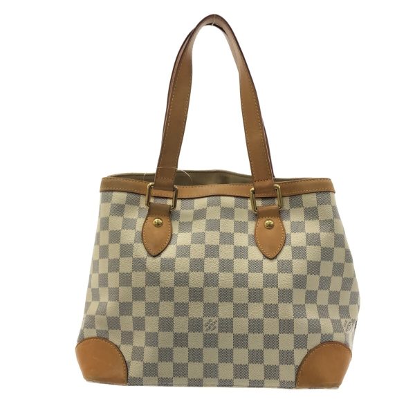 3 Louis Vuitton Hampstead PM Tote Bag Azure Damier Canvas