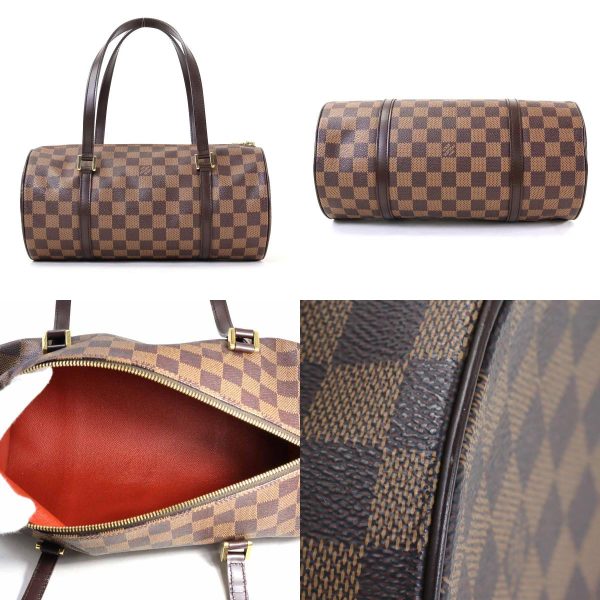 3 Louis Vuitton Damier Ebene Papillon 30 Shoulder Bag