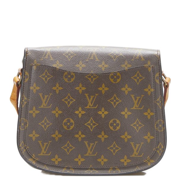 3 Louis Vuitton Monogram Sun Crew GM Shoulder Bag Brown Leather