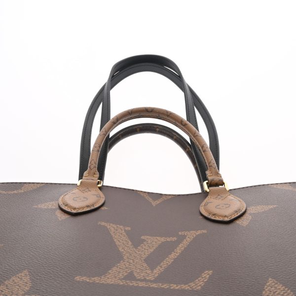 3 Louis Vuitton Monogram Reverse On The Go MM Brown