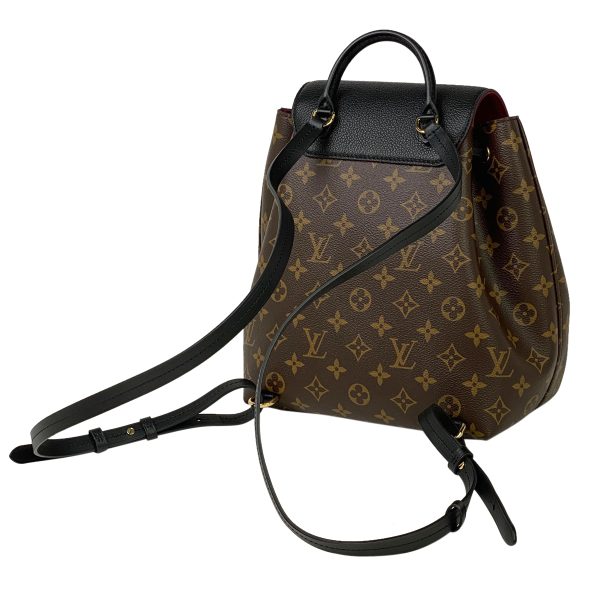 3 Louis Vuitton Montsouris PM Backpack Daypack Rucksack Monogram Brown