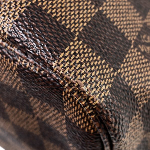 3 Louis Vuitton Neverfull MM Handbag Tote Bag Damier Brown