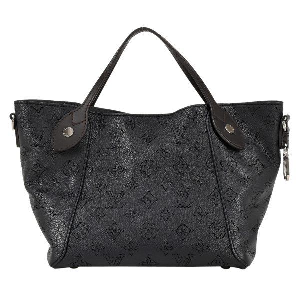 3 Louis Vuitton Hina PM Mahina Noir Shoulder Bag Black