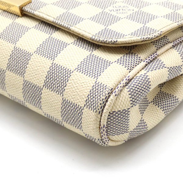 3 Louis Vuitton Damier Azur Favorite MM Accessory Pouch Clutch Bag