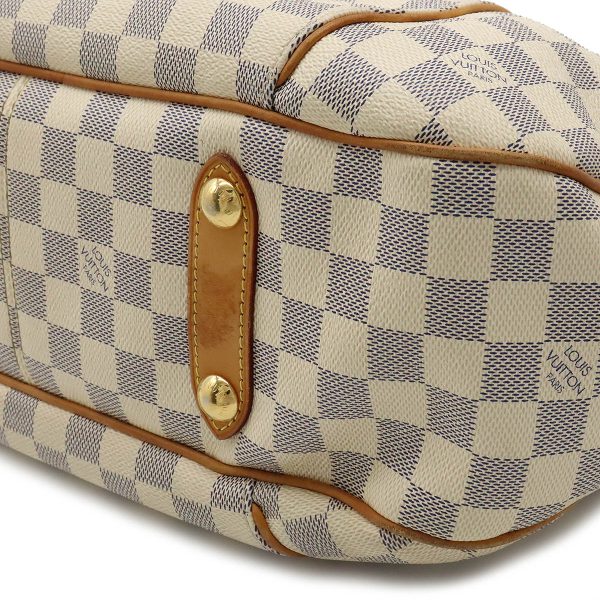 3 Louis Vuitton Damier Azur Galliera PM Shoulder Bag