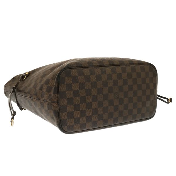 3 Louis Vuitton Neverfull MM Tote Bag Ebene Damier Canvas